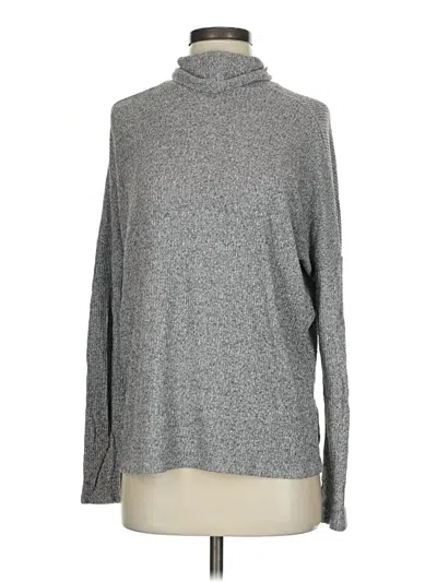 Pre-owned Aerie Turtleneck Sweater In Gray