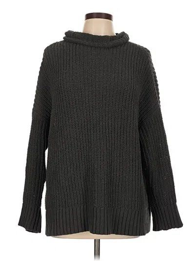Pre-owned Aerie Turtleneck Sweater In Gray