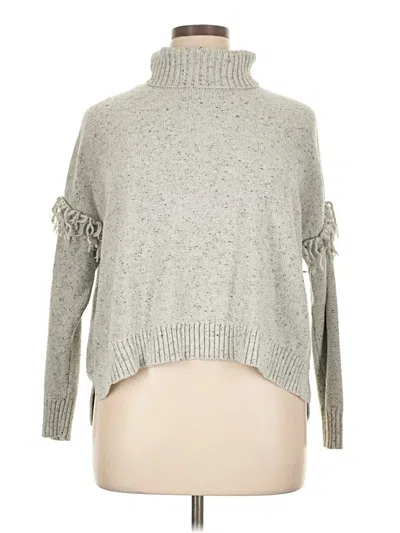 Pre-owned Aerie Turtleneck Sweater In Gray