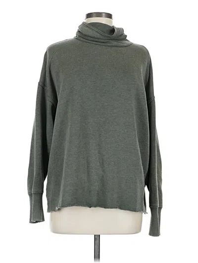 Pre-owned Aerie Turtleneck Sweater In Gray