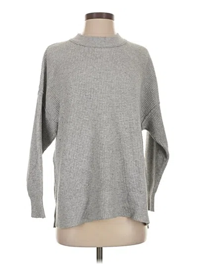 Pre-owned Aerie Turtleneck Sweater In Gray