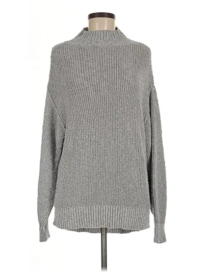 Pre-owned Aerie Turtleneck Sweater In Gray