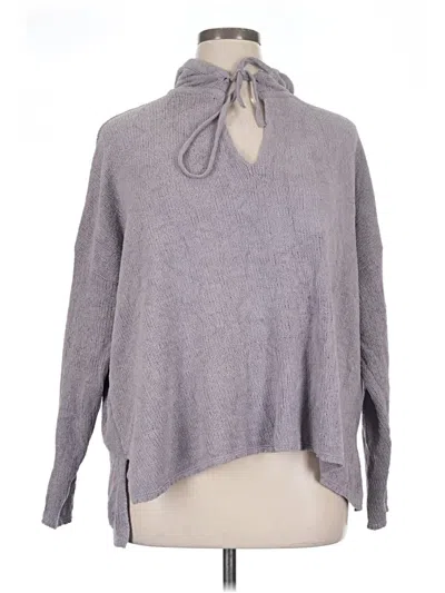 Pre-owned Aerie Turtleneck Sweater In Gray