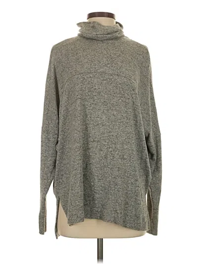 Pre-owned Aerie Turtleneck Sweater In Gray