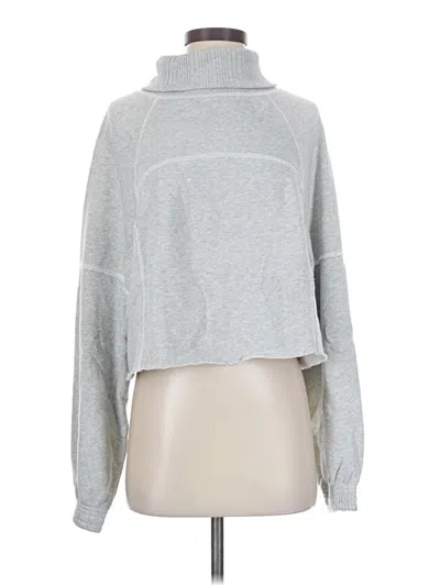 Pre-owned Aerie Turtleneck Sweater In Gray