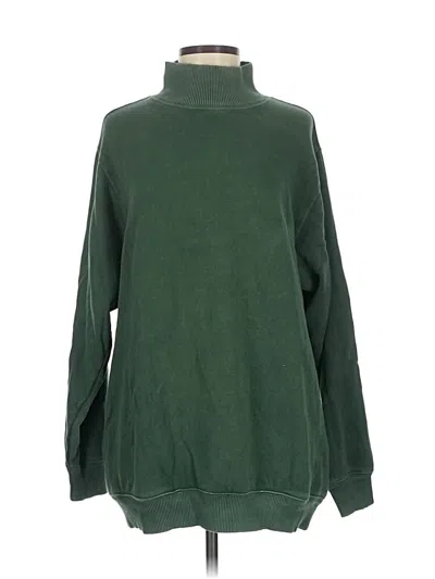 Pre-owned Aerie Turtleneck Sweater In Green