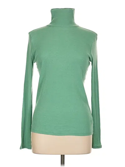 Pre-owned Aerie Turtleneck Sweater In Green