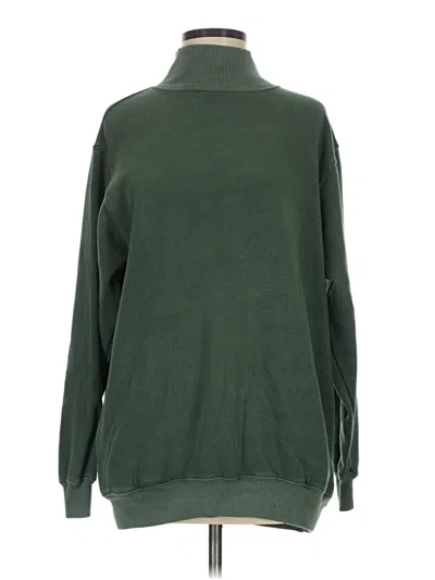 Pre-owned Aerie Turtleneck Sweater In Green