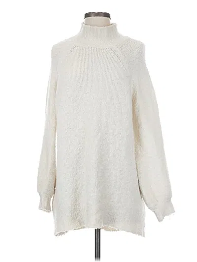 Pre-owned Aerie Turtleneck Sweater In Ivory
