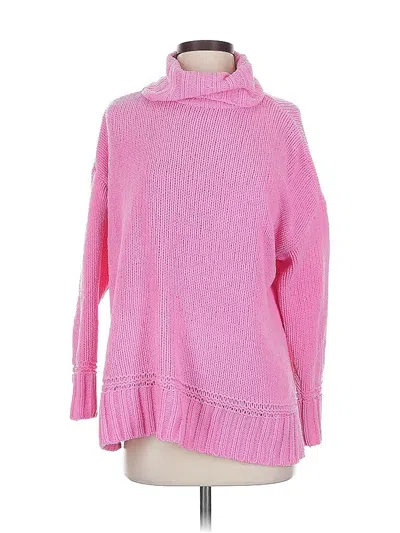 Pre-owned Aerie Turtleneck Sweater In Pink