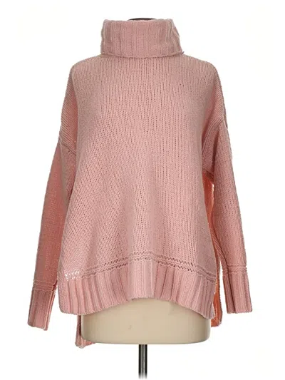 Pre-owned Aerie Turtleneck Sweater In Pink