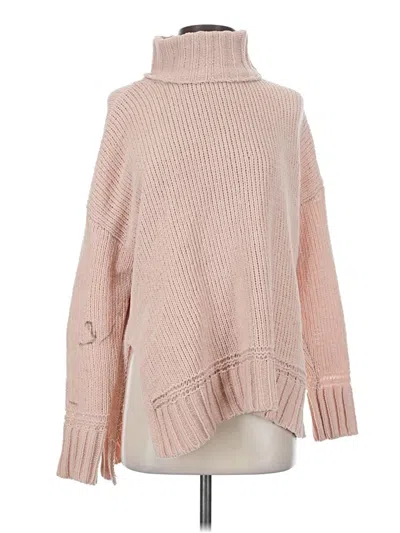 Pre-owned Aerie Turtleneck Sweater In Pink