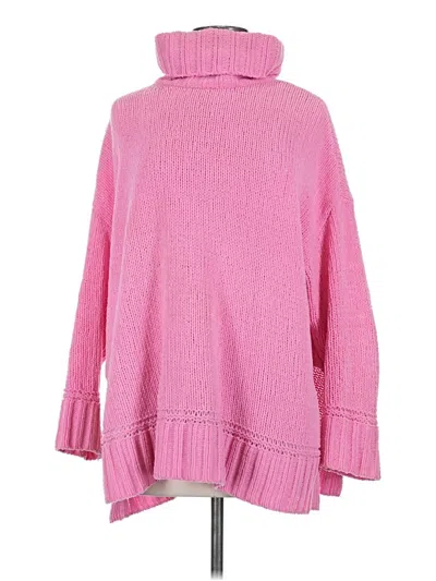 Pre-owned Aerie Turtleneck Sweater In Pink
