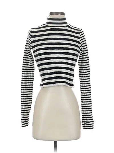 Pre-owned Aerie Turtleneck Sweater In Silver