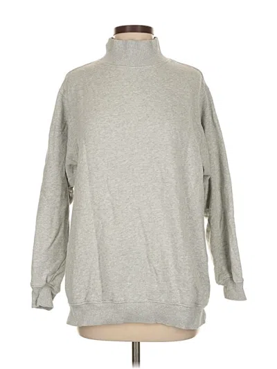 Pre-owned Aerie Turtleneck Sweater In Silver