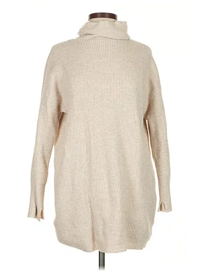 Pre-owned Aerie Turtleneck Sweater In Tan