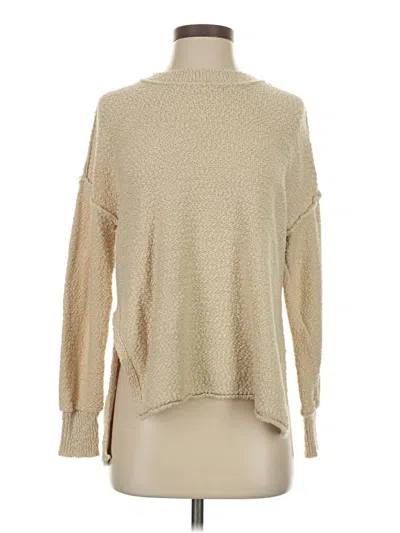 Pre-owned Aerie Turtleneck Sweater In Tan