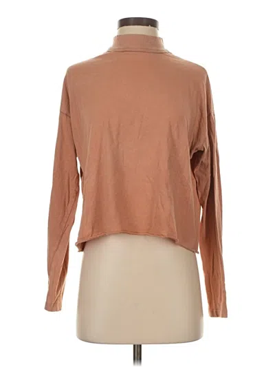 Pre-owned Aerie Turtleneck Sweater In Tan