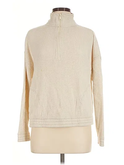 Pre-owned Aerie Turtleneck Sweater In Tan