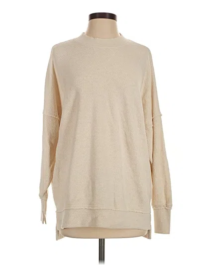 Pre-owned Aerie Turtleneck Sweater In Tan