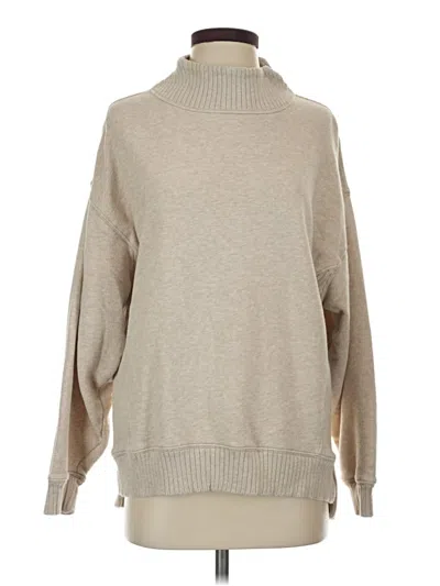Pre-owned Aerie Turtleneck Sweater In Tan