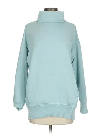 Pre-owned Aerie Turtleneck Sweater In Teal