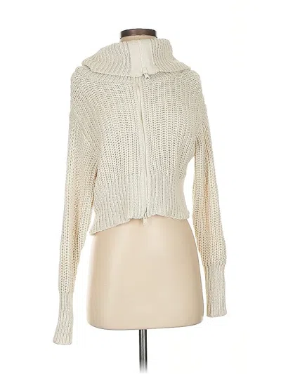 Pre-owned Aerie Turtleneck Sweater In White