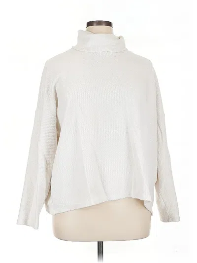 Pre-owned Aerie Turtleneck Sweater In White
