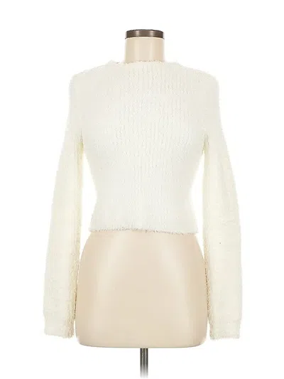 Pre-owned Aerie Turtleneck Sweater In White