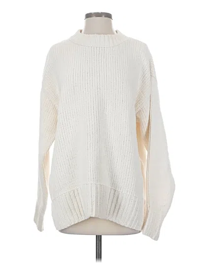 Pre-owned Aerie Turtleneck Sweater In White