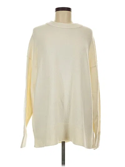 Pre-owned Aerie Turtleneck Sweater In White