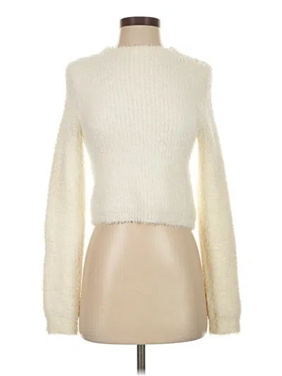 Pre-owned Aerie Turtleneck Sweater In White