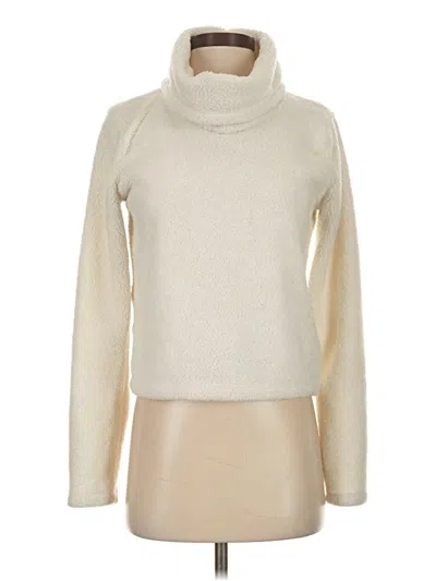 Pre-owned Aerie Turtleneck Sweater In White