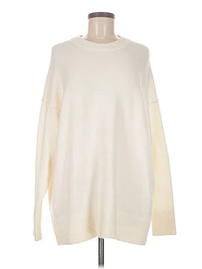 Pre-owned Aerie Turtleneck Sweater In White