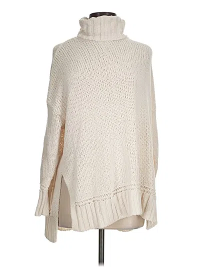 Pre-owned Aerie Turtleneck Sweater In White