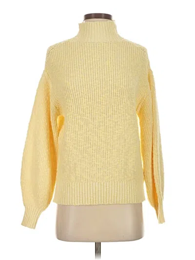 Pre-owned Aerie Turtleneck Sweater In Yellow