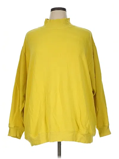 Pre-owned Aerie Turtleneck Sweater In Yellow