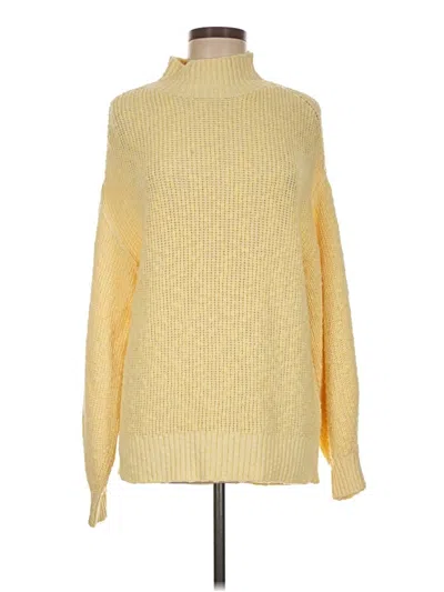 Pre-owned Aerie Turtleneck Sweater In Yellow