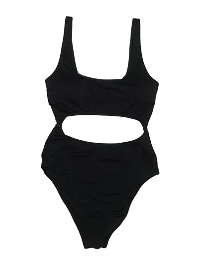 Pre-owned Aerie Two Piece Swimsuit In Black