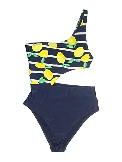Pre-owned Aerie Two Piece Swimsuit In Blue