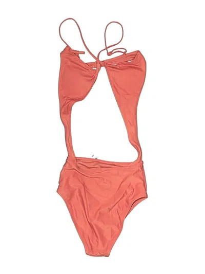 Pre-owned Aerie Two Piece Swimsuit In Orange