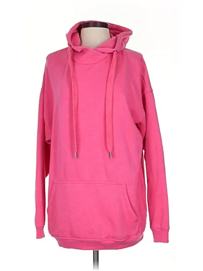 Pre-owned Aerie Zip Up Hoodie In Pink