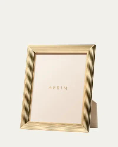 Aerin Alessio 18k Gold-plated Frame, 5" X 7" In Animal Print