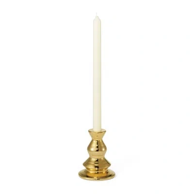 Aerin Allette 4.6" Tabletop Candlestick In Gold