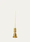 Aerin Large Gold-plated Allette Candle Holder In Gold