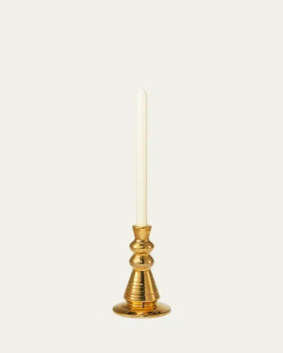 Aerin Allette 7.4" Extra-large Candleholder, Gold