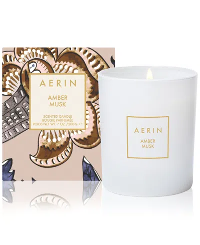 Aerin Amber Musk Scented Candle, 7 Oz. In No Color