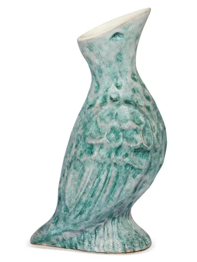 Aerin Anka Ceramic Vase In Blue