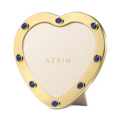Aerin Augusta Gemstone Heart Frame In Gold