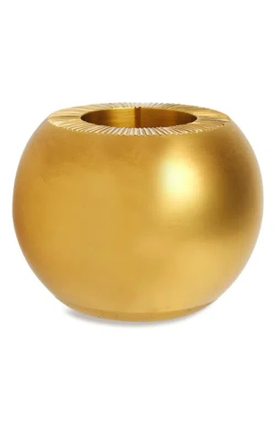 Aerin Brass Match Holder In Gold